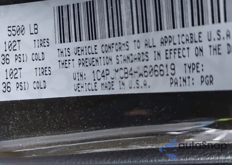 2017 Jeep Cherokee Latitude 4X4 из США, поврежденный, VIN 1C4PJMCB4HW606619